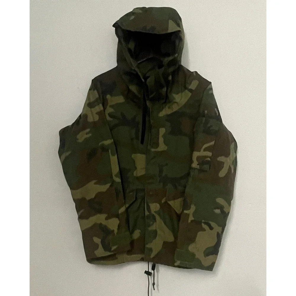 US Military ECWCS Gen 1 Woodland Camo Parka Cold Weather Jacket Small Short